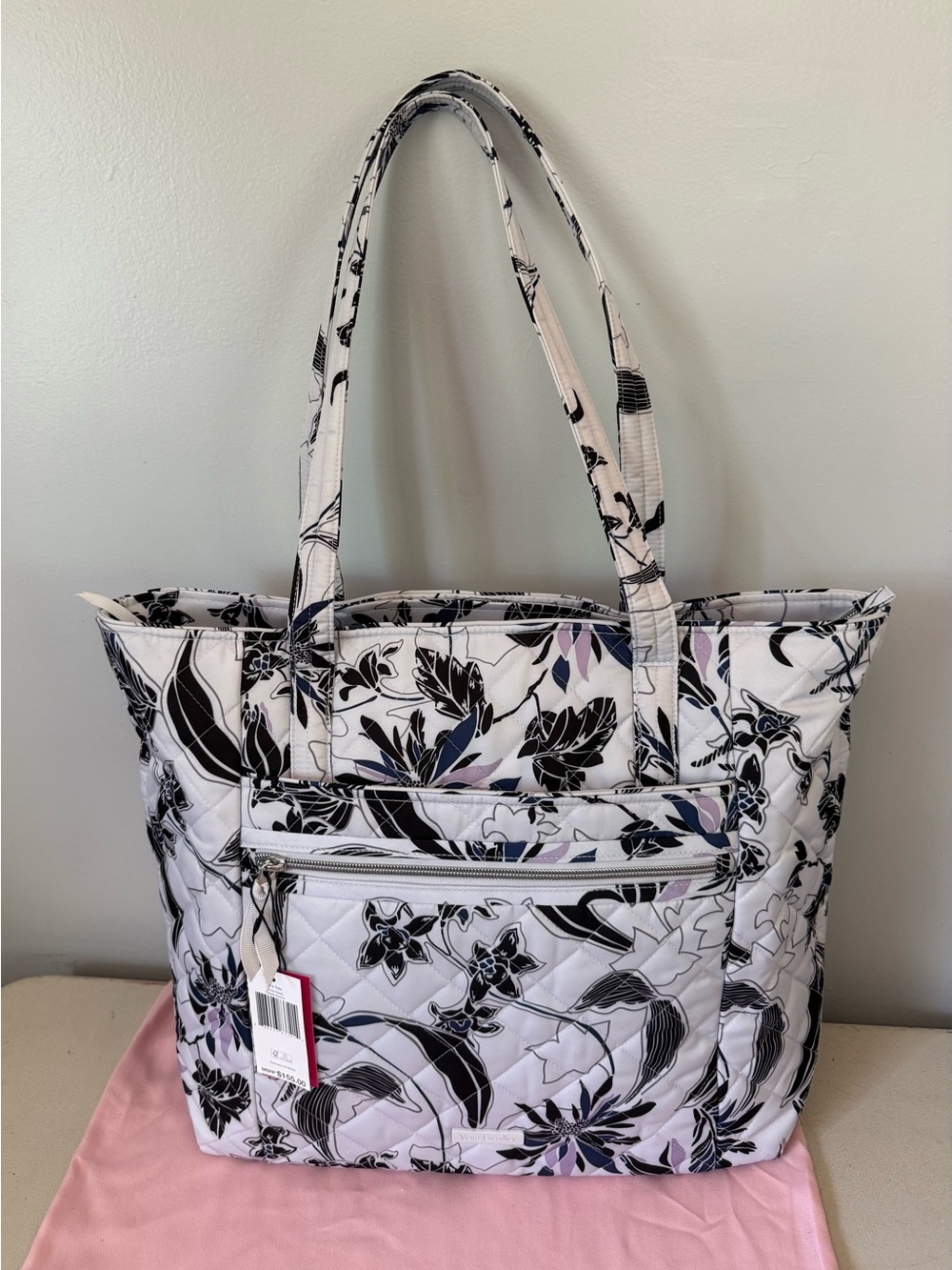 Vera Bradley Twilight Garden Quilted Tote